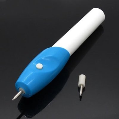 電池式電動雕刻筆 電池式電動刻字筆圓頭+尖頭 美術 美勞 設計 創意 DIY 雕刻筆