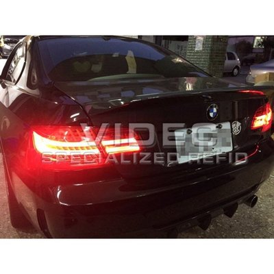 威德汽車精品 BMW E92 前期改後期LCI 光柱導光LED尾燈
