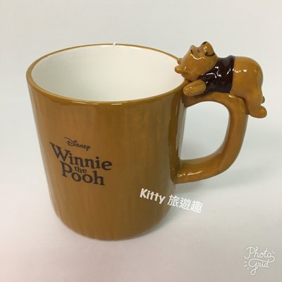 [Kitty 旅遊趣] Disney 立體馬克杯 維尼 奇奇蒂蒂 趴趴 咖啡杯 水杯 拿鐵杯 陶瓷杯 有兩款