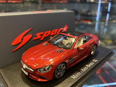 吉華科技＠Spark S8183 Mercedes-Benz SL 2017 Red 1/43 (樹酯車)