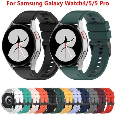 森尼3C-於 Samsung Galaxy Watch 5 4 40 44mm Watch5 Pro 45mm 錶帶手錶 4-品質保證