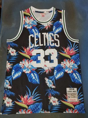 賴瑞·柏德 (Larry Bird) NBA2018全明星賽球衣  33號 花卉时尚版