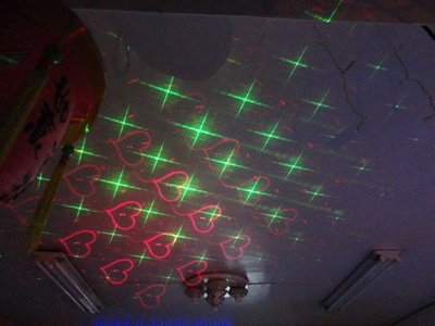 (迷你滿天星)+圖案~ 綠光+紅光雷射效果燈~舞台燈~~KTV卡 拉OK~舞台車~ laser show