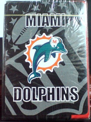 龍廬-出清撲克牌~美式橄欖球大聯盟MIAMI DOLPHINS邁阿密海豚球隊