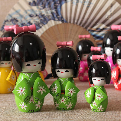 日式和風裝飾 日本套娃和服娃娃 木偶人偶擺件 料理店壽司店鋪榻榻米裝飾擺件 壽司店掛飾 料理店裝飾品