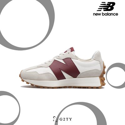 [G2TY] New Balance | 327 酒紅 皮革 焦糖底 日系 復古 慢跑鞋 NB327 WS327KA