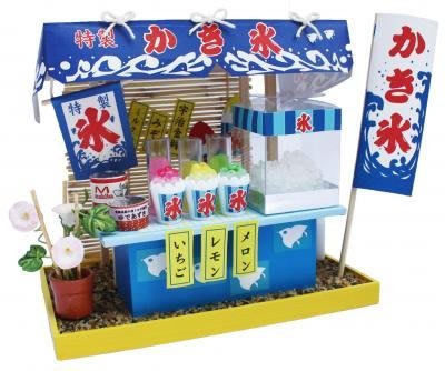 【JOYS house】DIY袖珍屋 迷你模型屋 娃娃屋 迷你店鋪 手工材料包- No.8423 昭和攤販/刨冰