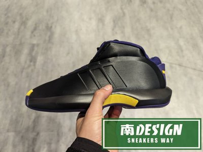 南🔥2023 4月 ADIDAS CRAZY 1 籃球鞋 Lakers Kobe 一體成形 男款 黑 FZ6208