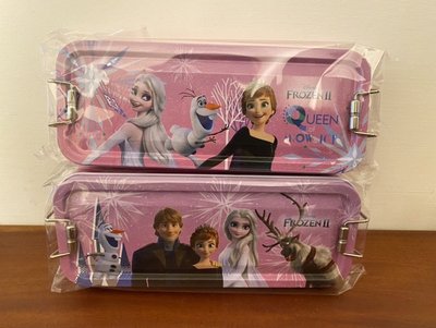 冰雪奇緣 迪士尼公主 艾莎 皮卡丘 寶可夢 波力 救援小英雄  鐵盒 鐵扣 三層 鉛筆盒 訂價180 促銷價135元