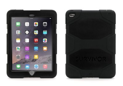 黑色! ※台北快貨※美國 Griffin Survivor All-Terrain 軍規級保護套iPad Air 2 用