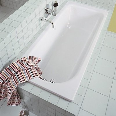 《 柏御衛浴 》KALDEWEI Saniform Plus 崁入式瓷釉鋼板浴缸 140x70cm