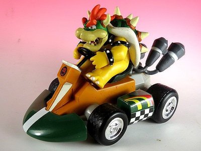 【 金王記拍寶網 】品 M285 SUPER MARIO 庫巴迴力賽車 罕見稀少~(((瑪莉歐公仔賣場)))