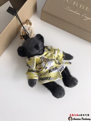 潮牌Burberry 巴寶莉 英倫經典 新款小熊包包掛飾 鑰匙圈  海外代購-雙喜生活館