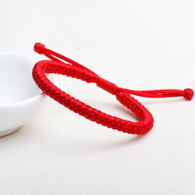 金剛結手繩肖戰同款紅繩手鏈男女手工編織情侶一對本命年轉運禮物~特價