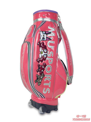 高爾夫球袋mu·sports高爾夫球包拉桿水晶料防水輕便經典男女同款高爾夫精品