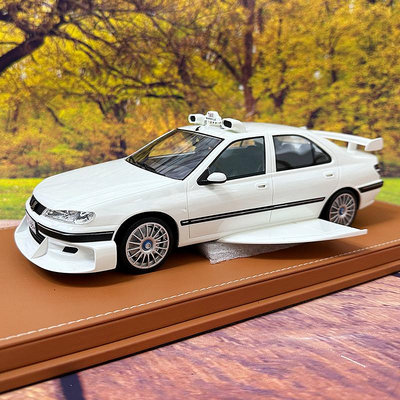模型車 VEHICLE Art 1:18 標志406 TAXI 出租車的士速遞電影汽車模型車模