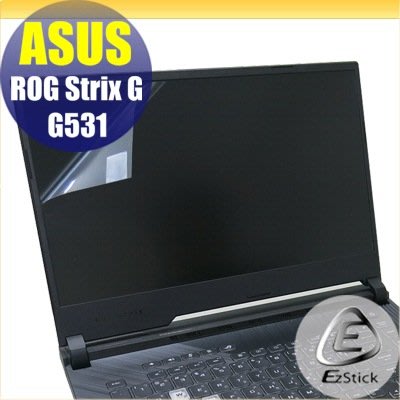 【Ezstick】ASUS ROG Strix G G531 靜電式筆電LCD液晶螢幕貼 (可選鏡面或霧面)
