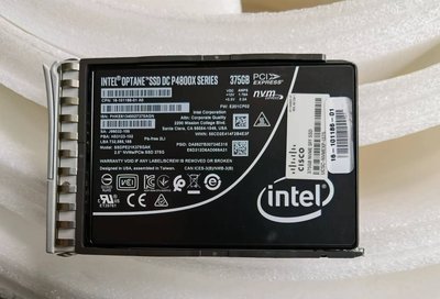 Intel 傲騰P4800X 375G思科版本 UCSC-NVMEXP-I375 U.2 NVME協議