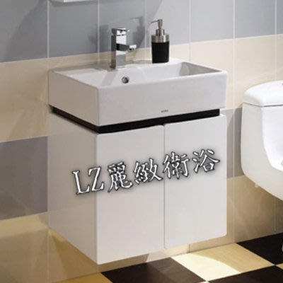 ~LZ麗緻衛浴~ Corins 50公分TOTO 710 對開門下浴櫃(不含瓷盆、鏡子及龍頭、方型P管)