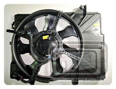 【TE汽配通】Hyundai 現代 GETZ 1.4/1.6 水箱風扇總成 冷氣風扇 水扇總成 含電阻 KOREA