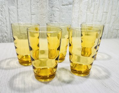 【JP.com】日本製 TOYO'S GLASS 琥珀色 水杯 茶杯 喫茶店 昭和 耐熱強化玻璃杯 #2302-78