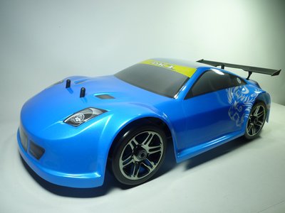 大千遙控模型 1/8 DK-1 350Z 東京甩尾像真電房車RTR(GT電房車)藍色