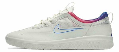 Nike SB Nyjah Free 2.0 藍粉 粉藍 漸層 低幫休閒百搭滑板鞋 CU9220-100 男女鞋