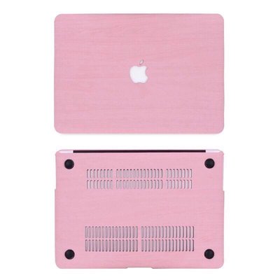 Apple MacBook Air Pro Retina 木紋質感保護殼 粉色限定 筆電殼 殼 11/12/13/15吋