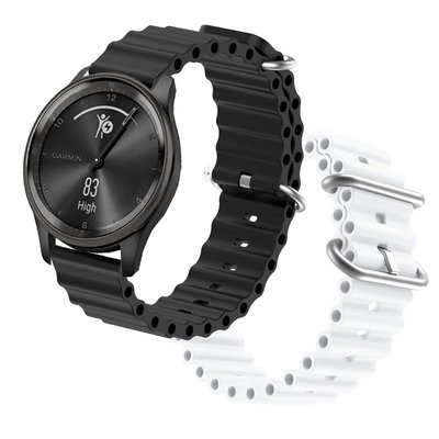 Garmin Vivomove Trend 智能手錶錶帶矽膠軟腕帶替換手鍊 Garmin Vivomove Trend