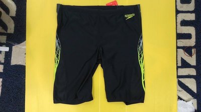 SPEEDO 男人運動及膝泳褲 Placement Curve Panel  深藍綠 SD809197B041
