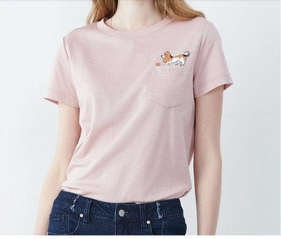 【熱賣精選】Hush Puppies暇步士夏季女裝2022新款印花套頭短袖T恤|HD-21133D