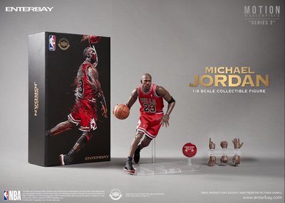 Enterbay NBA Michael Jordan 1/9 MOTION MASTERPIECE - MM- 1207