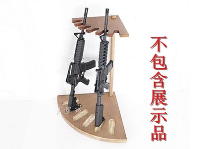 台南 武星級 實木 扇形 長槍 槍架 烤漆 ( 木製長槍架展示架槍櫃步槍狙擊槍衝鋒槍M4 CQB M4A1