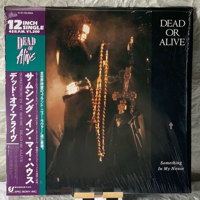 英國新浪潮樂團-無論死活-屋裡有動靜  12”二手單曲黑膠(日本版） Dead Or Alive - Something In My House