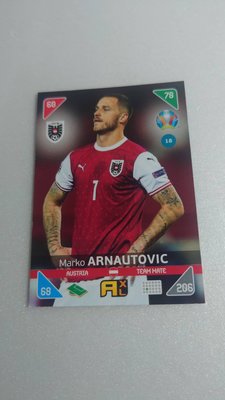 EURO 2020 - KICK-OFF 2021奧地利足球明星MARKO ARNAUTOVIC少見一張~10元起標