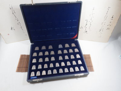 日本製 純銀製 將棋 德力造 附盒裝 完整品 總重約 1142 公克