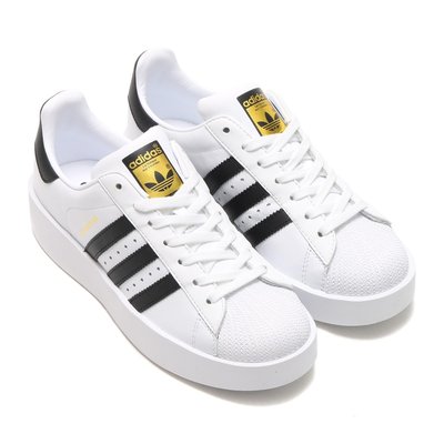 【現貨UK4.5/5】正品Adidas Originals Superstar BOLD增高厚底鞋 女生運動鞋 白色