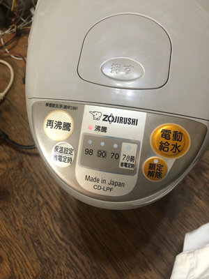 【ZOJIRUSHI 象印】5公升寬廣視窗微電腦電動熱水瓶 (CD-LPF50)