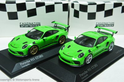 【現貨特價】1:43 Minichamps Porsche 911 GT3 RS 991.2 2018 綠色 ※限量※