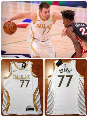 Luka Doncic Nike NBA 獨行俠城市球衣含贊助標 小牛 MVP D77 City AU 球員版