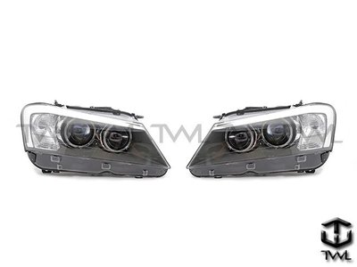 《※台灣之光※》 全新BMW F25 X3 10 11 12 13 14 15 16年原廠型HID黑底光圈魚眼投射頭燈