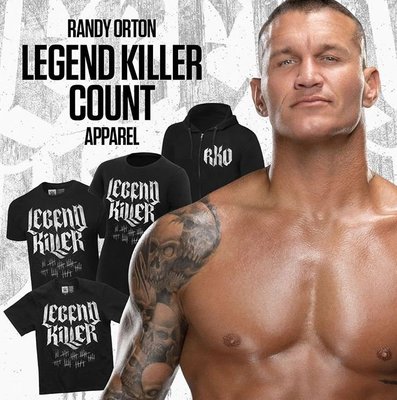 [美國瘋潮]正版WWE Randy Orton Legend Killer Count Tee 狙擊傳奇RKO最新款衣服