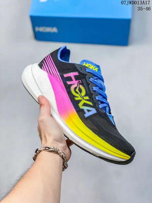 時光小妮~HOKA ONE ONE Mach X2024新款防滑耐磨低幫跑步鞋有半碼36-45碼