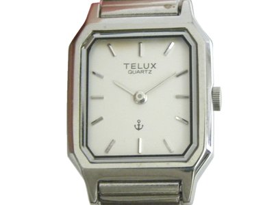 [專業模型] 女錶 [TELUX 751008] 鐵力士 方型女錶/石英錶 [白色面]/時尚錶[新錶]