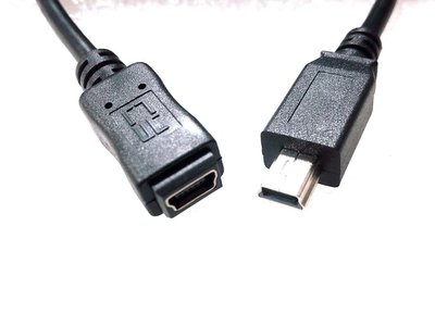 0.5m 延長USB Mini USB公對Mini USB母延長線 Mini線GPS延長線相機延長 U2-049-0.5