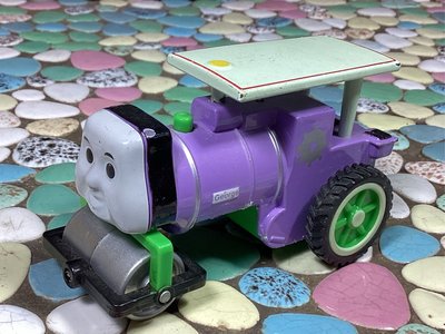 【 金王記拍寶網 】(學4) A215 早期湯瑪士小火車 系列角色 金屬製迴力玩具車 罕見稀少 一件