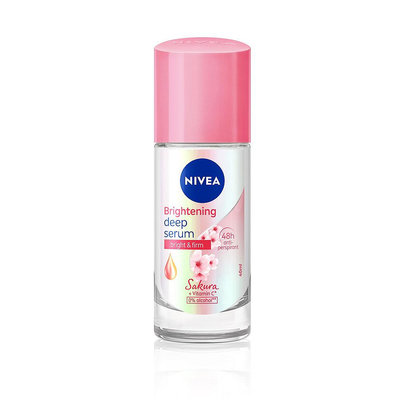 【NIVEA 妮維雅】止汗爽身乳液精華植萃-櫻花(40ml)【8850029029917】