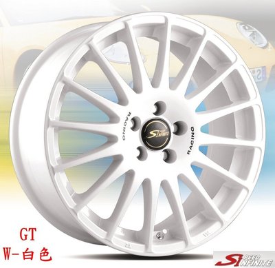 全新鋁圈 wheel GT-A 17吋鋁圈 5/112 5/114.3 白色