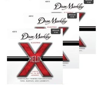Dean Markley 2513-3PK 電吉他弦Helix 5x Longer 10 - 46