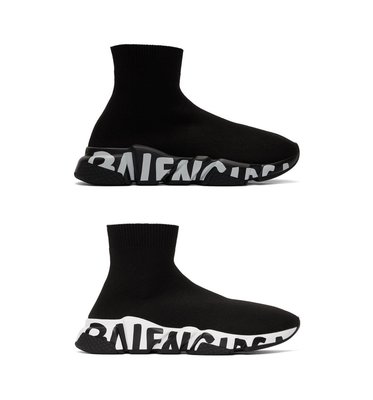 [全新真品代購] BALENCIAGA LOGO鞋底 襪套鞋 / 休閒鞋 (巴黎世家)